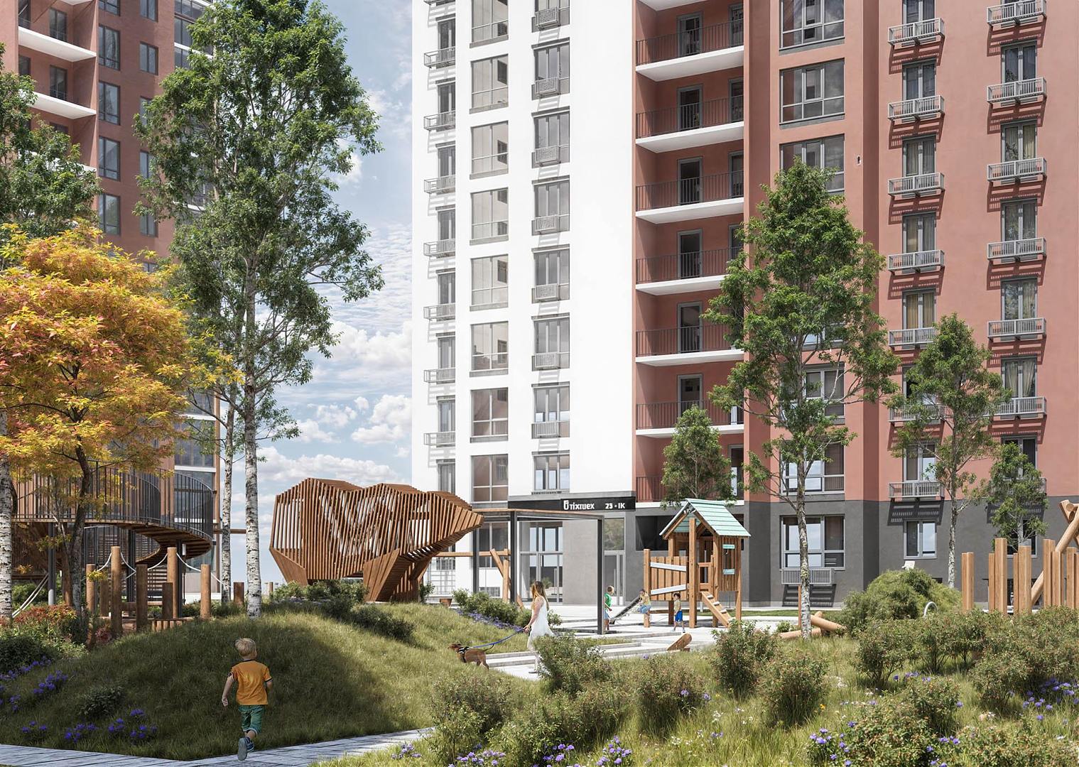 Perovo Residential Complex Landscaping — фото 3